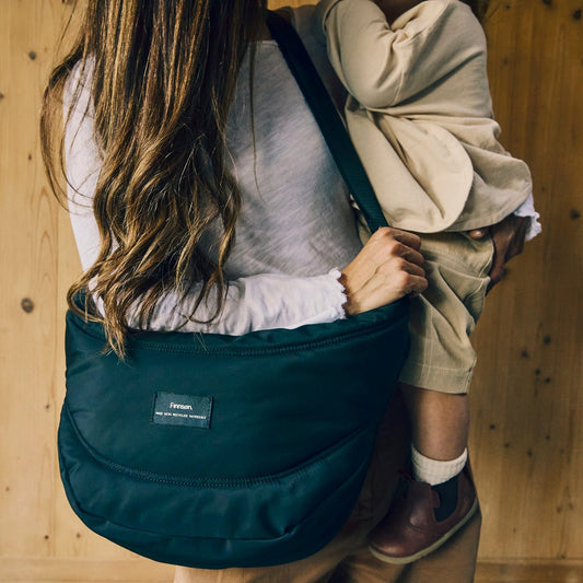 Finnsøn OSMA Eco Stroller Organiser with Clips - Black