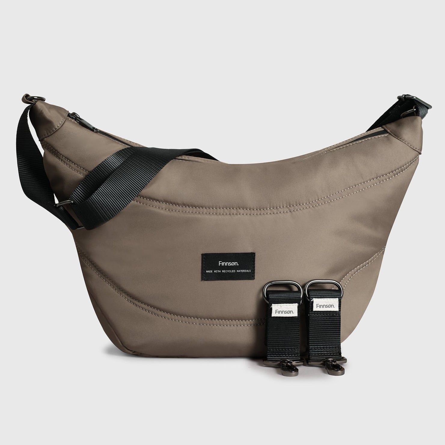 Finnsøn OSMA Eco Stroller Organiser with Clips - Mocha