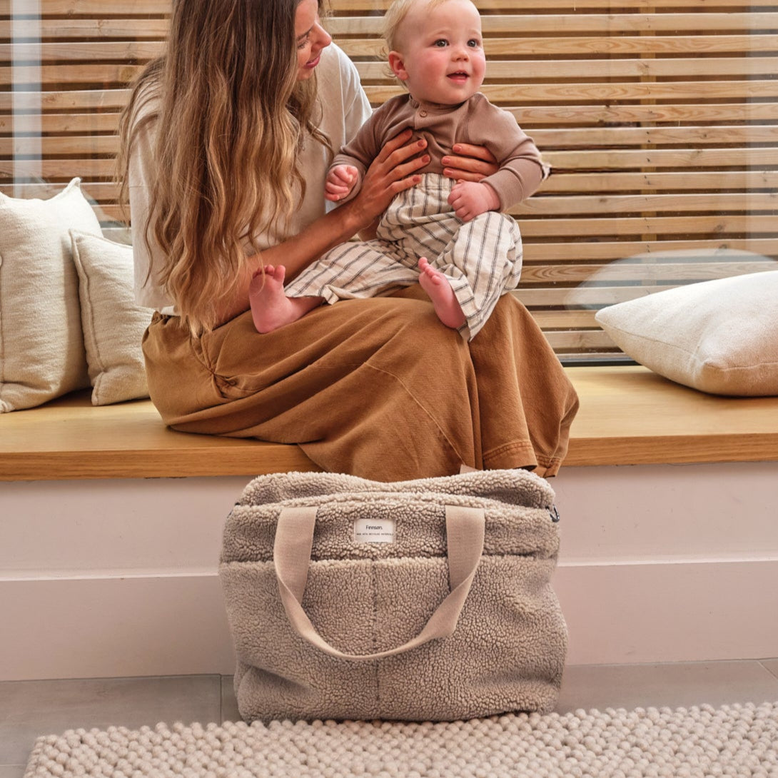 Finnsøn SIGRID Eco Changing Bag with Changing Mat - Biege