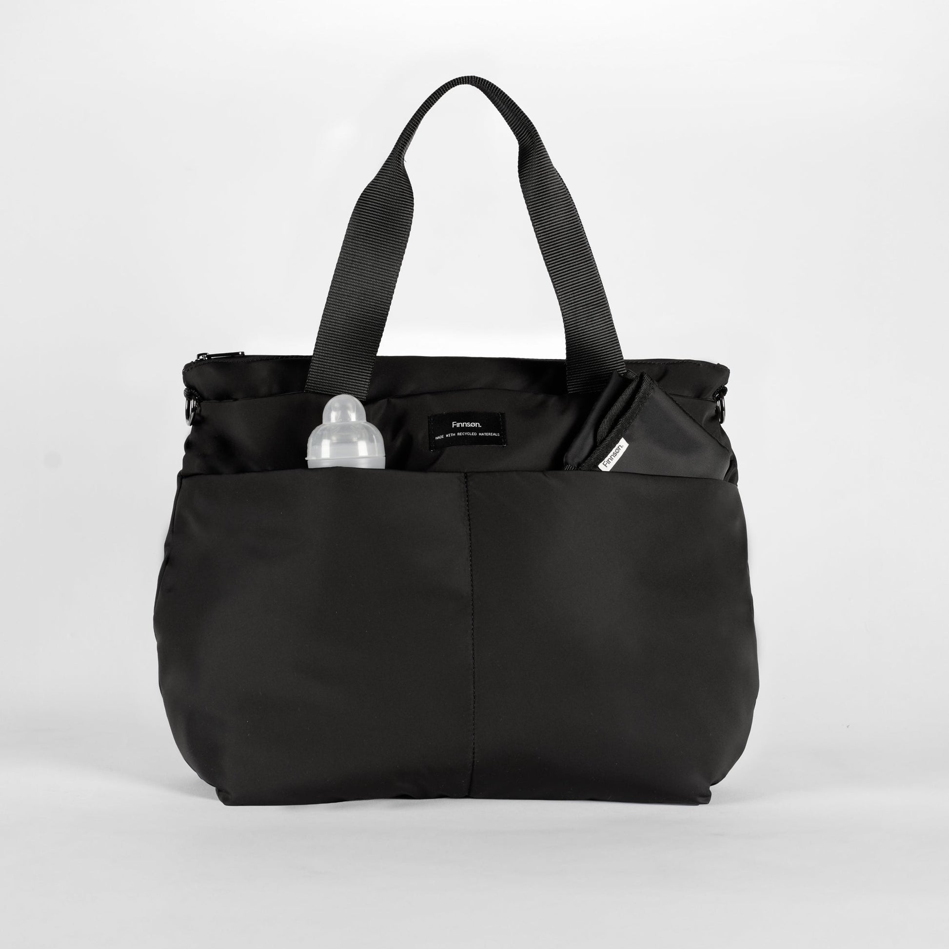 Finnsøn SIGRID Eco Changing Bag with Changing Mat - Black