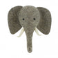 Fiona Walker Elephant Felt Animal Wall Head - Medium