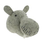 Fiona Walker Hippo Felt Animal Wall Head - Mini