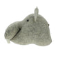 Fiona Walker Hippo Felt Animal Wall Head - Mini