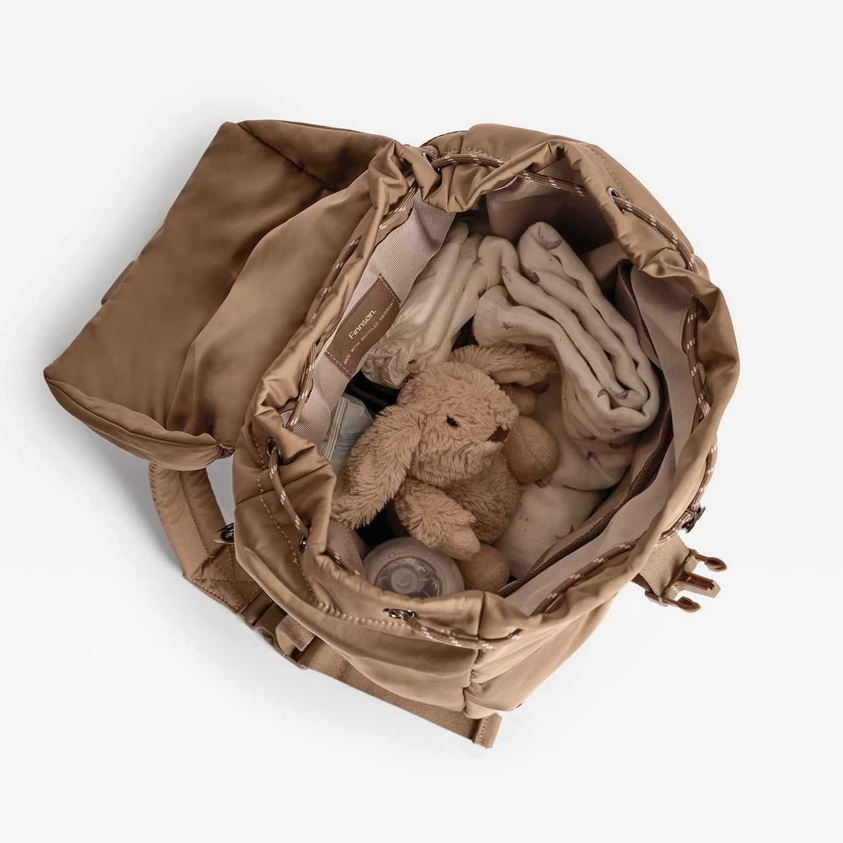 Finnsøn ELISE Eco Changing Backpack with Changing Mat - Mocha