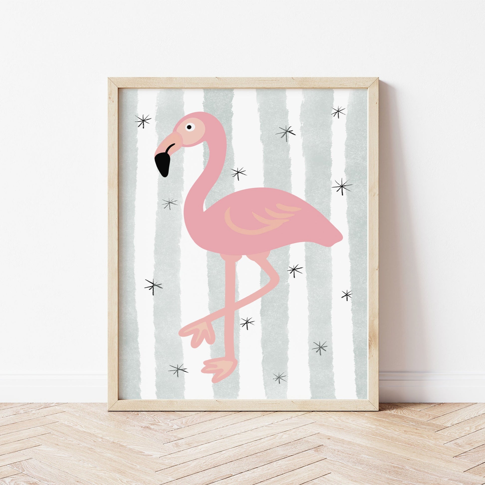 The Little Jones Flamingo Print