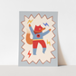 Kid of the Village Flash Tail Superhero Art Print