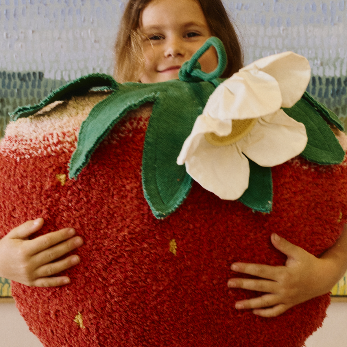 Lorena Canals Floor Cushion - Strawberry