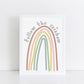 The Little Jones Follow the Rainbow Print - Muted