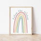 The Little Jones Follow the Rainbow Print - Muted