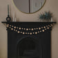 Blush Pink Felt Star & Bead Christmas Garland By Ginger Ray