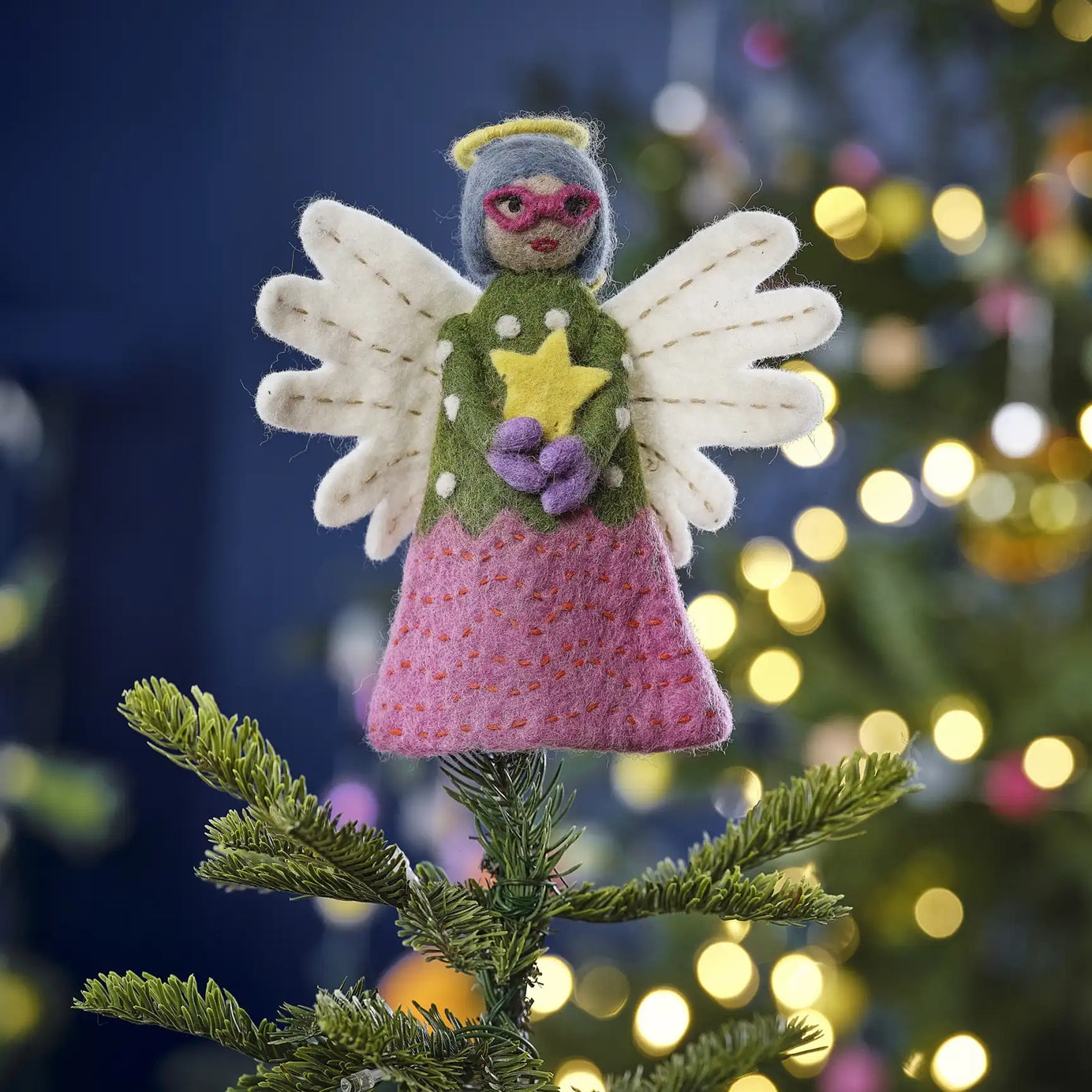 Felt Christmas Angel Tree Topper By Ginger Ray