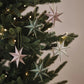 Blush Paper Star Christmas Tree Decorations By Ginger Ray