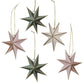 Blush Paper Star Christmas Tree Decorations By Ginger Ray