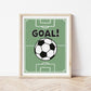 The Little Jones Football Pitch Print - Goal!