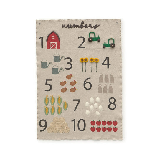 Lorena Canals Wall Hanging - Farm Numbers