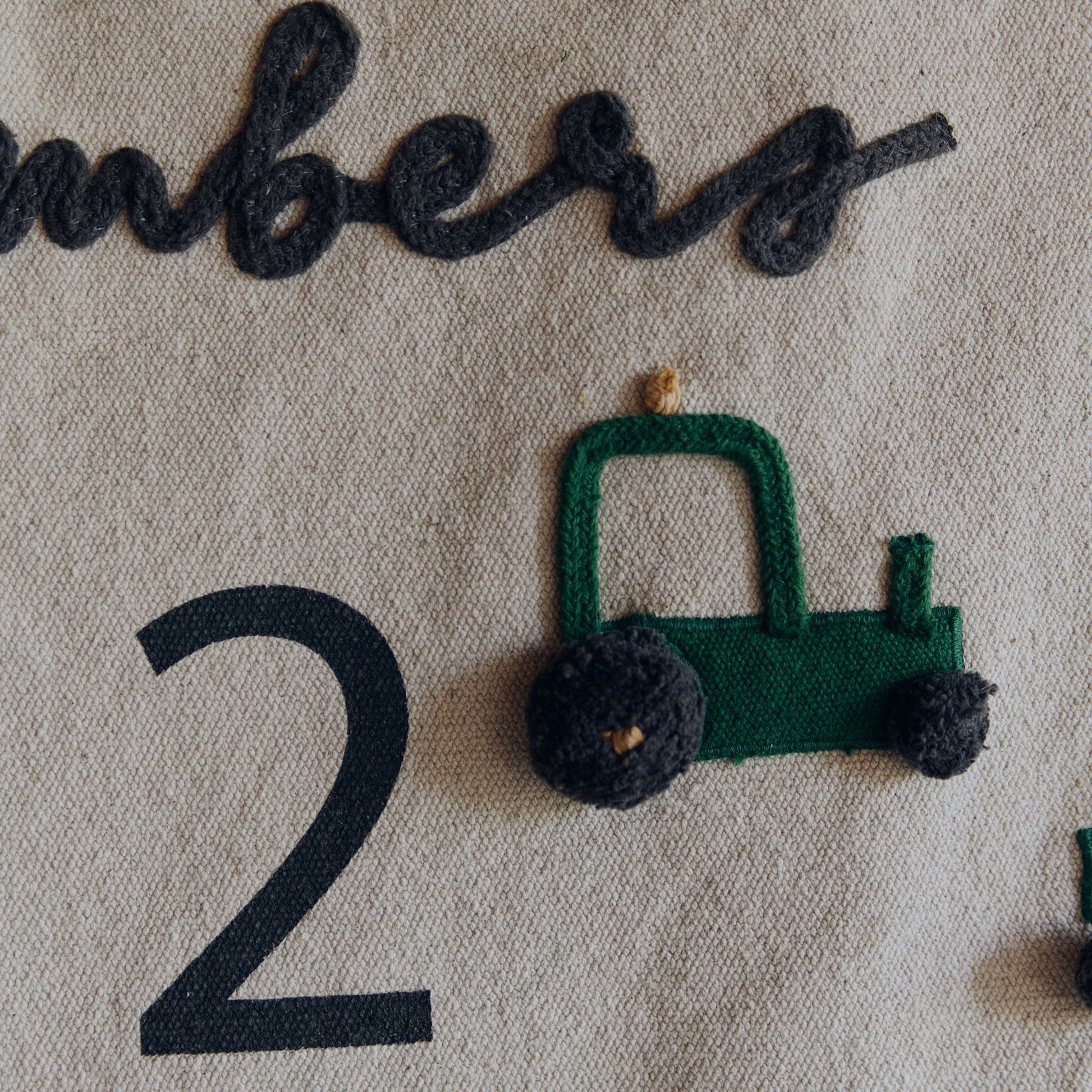 Lorena Canals Wall Hanging - Farm Numbers