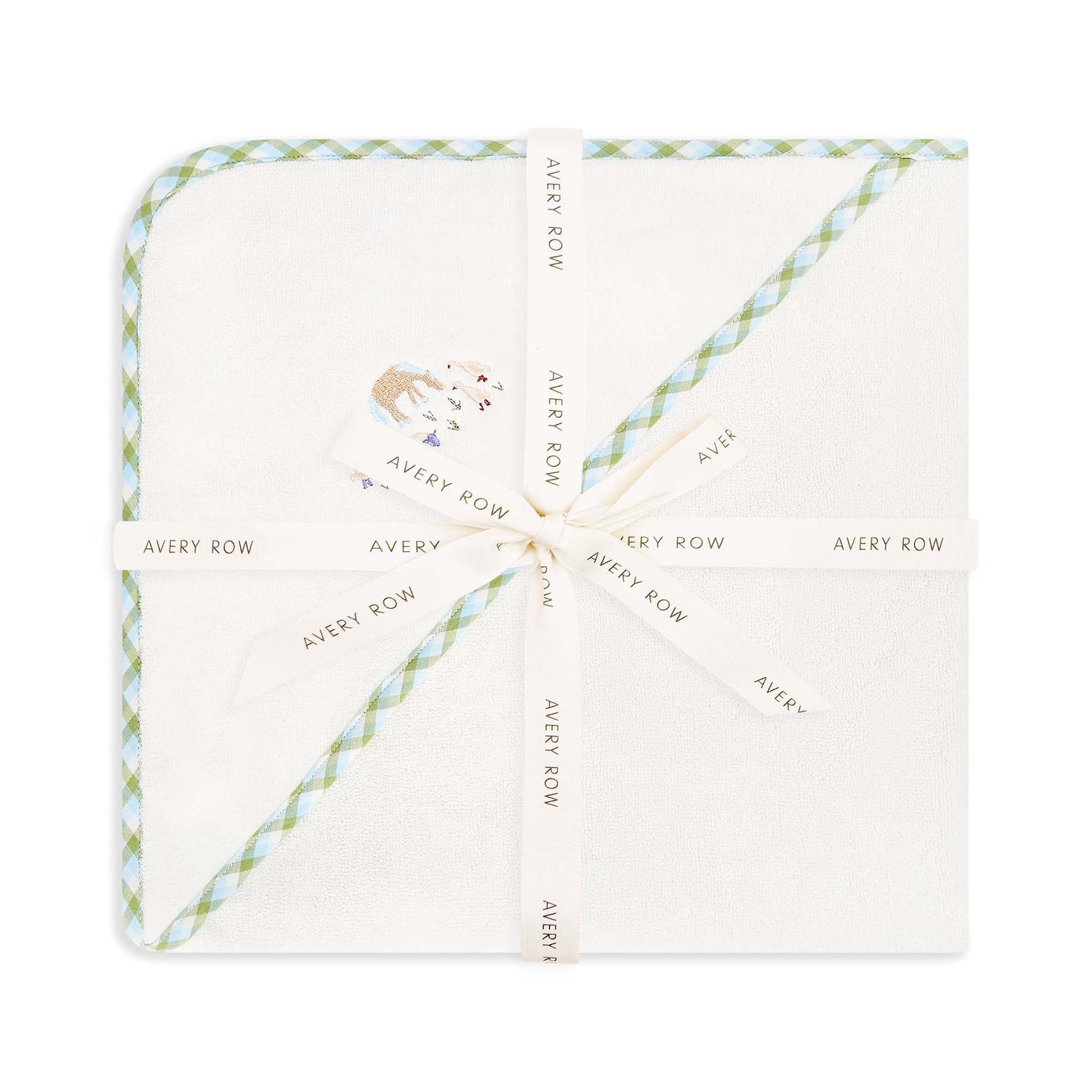 Avery Row Hooded Towel - Baby - Little Farm