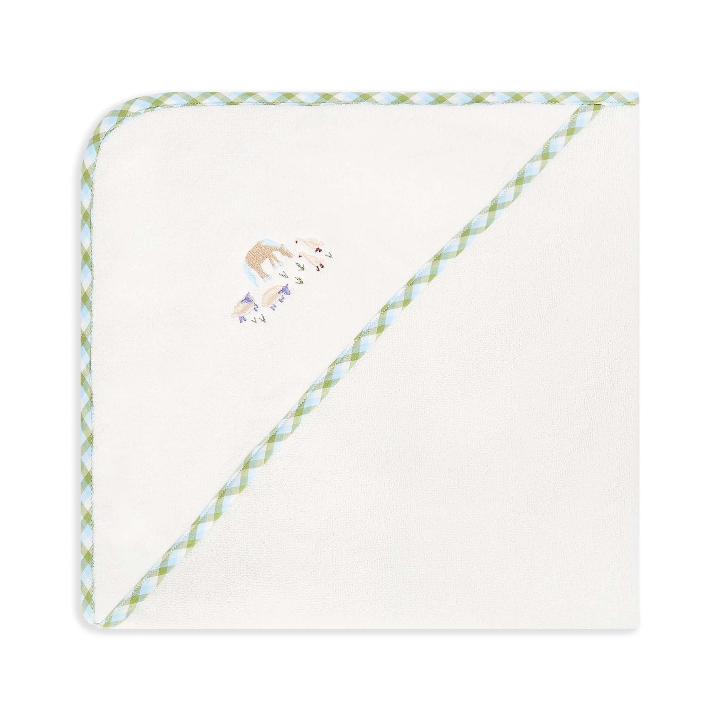 Avery Row Hooded Towel - Baby - Little Farm