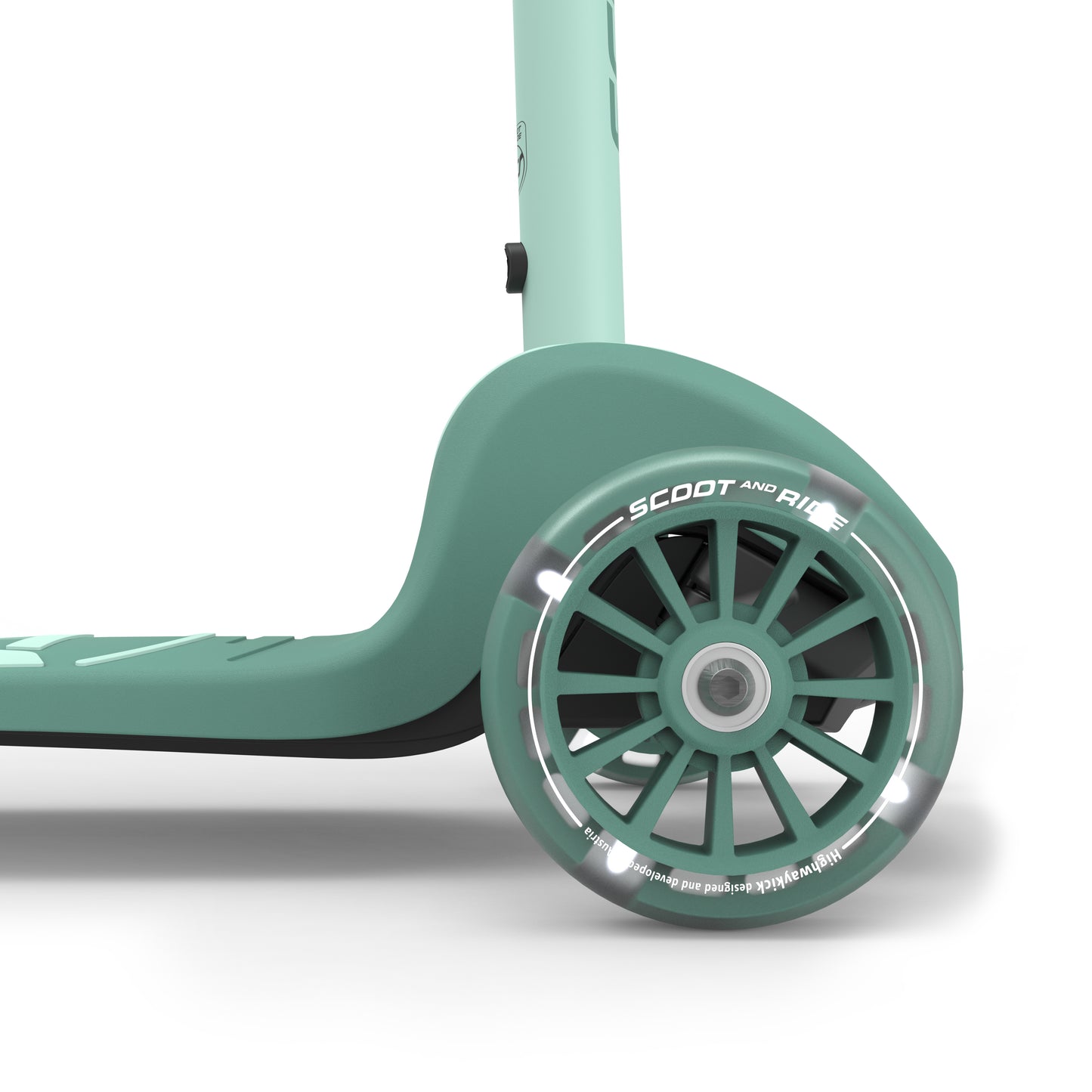 Scoot & Ride Highway Kick 3S LED Scooter - Forest