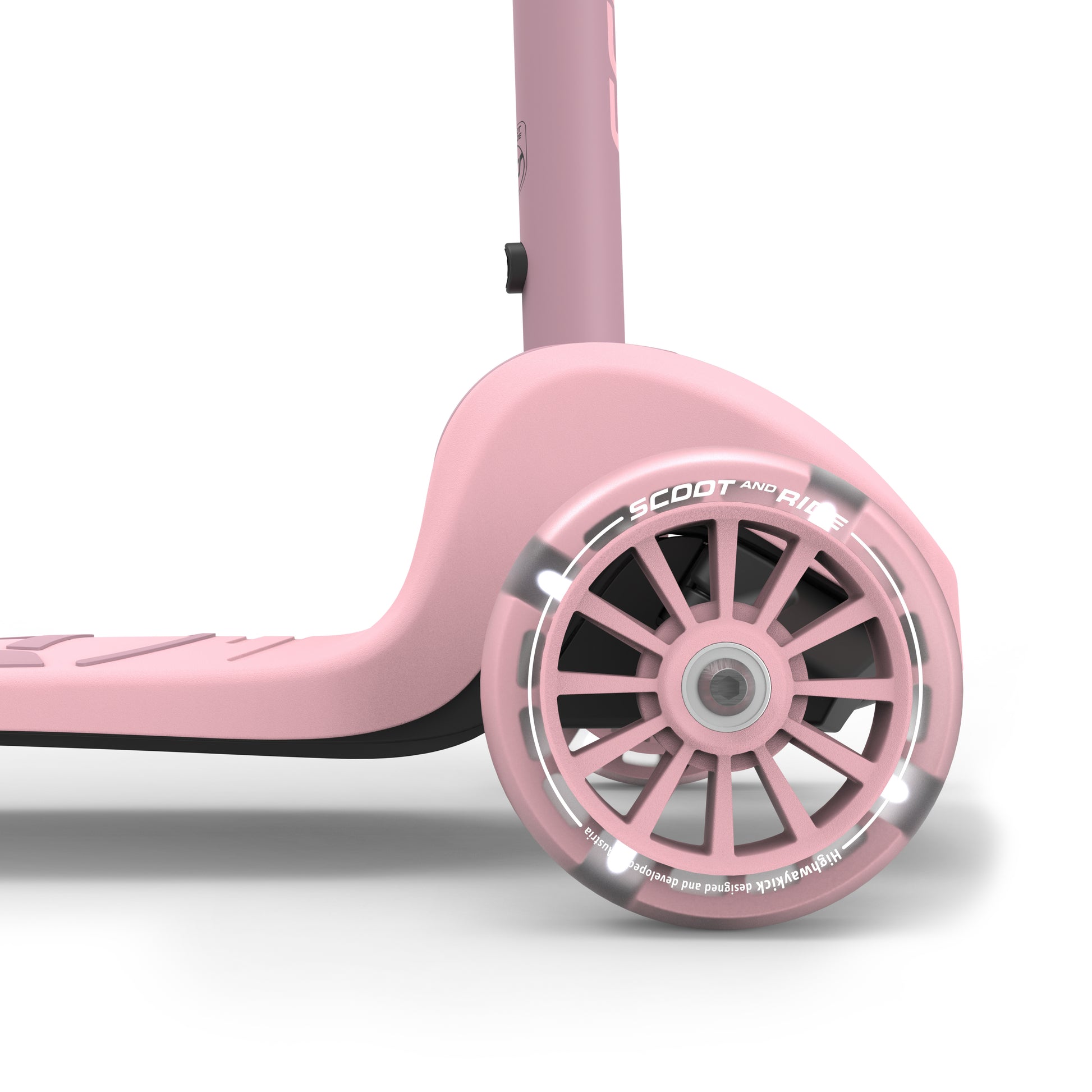 Scoot & Ride Highway Kick 3S LED Scooter - Rose