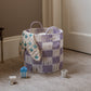 Avery Row Checkerboard Storage Basket - Large - Lilac