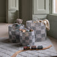 Avery Row Checkerboard Storage Basket - Medium - Powder Blue