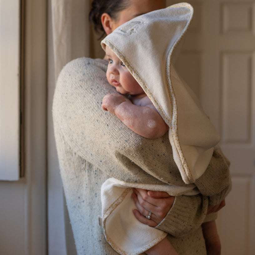 Avery Row Hooded Towel - Baby - Wild Chamomile