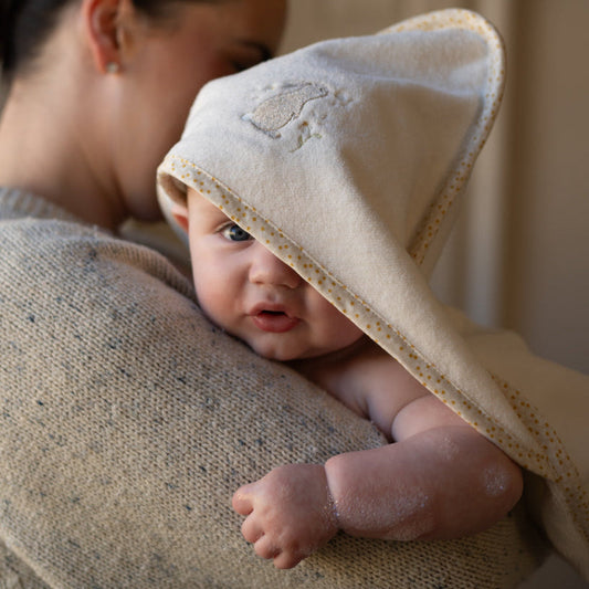 Avery Row Hooded Towel - Baby - Wild Chamomile