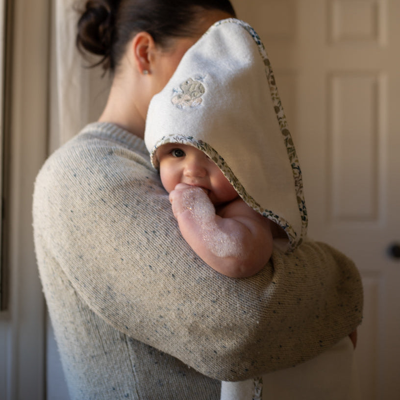 Avery Row Hooded Towel - Baby - Riverbank