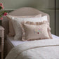 Avery Row Rectangular Linen Frill Cushion - Wildflower Garden