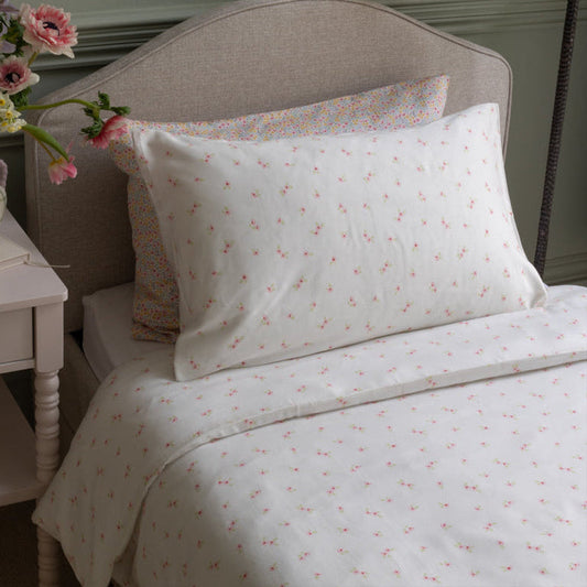 Avery Row Organic Cotton Single Bedding Set - Anemone