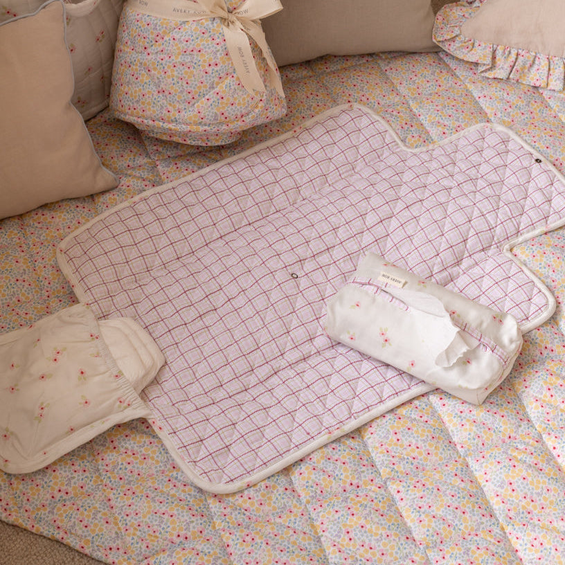 Avery Row Travel Baby Changing Mat - Anemone