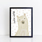 The Little Jones Happy Llama Print - Spotty Hello World