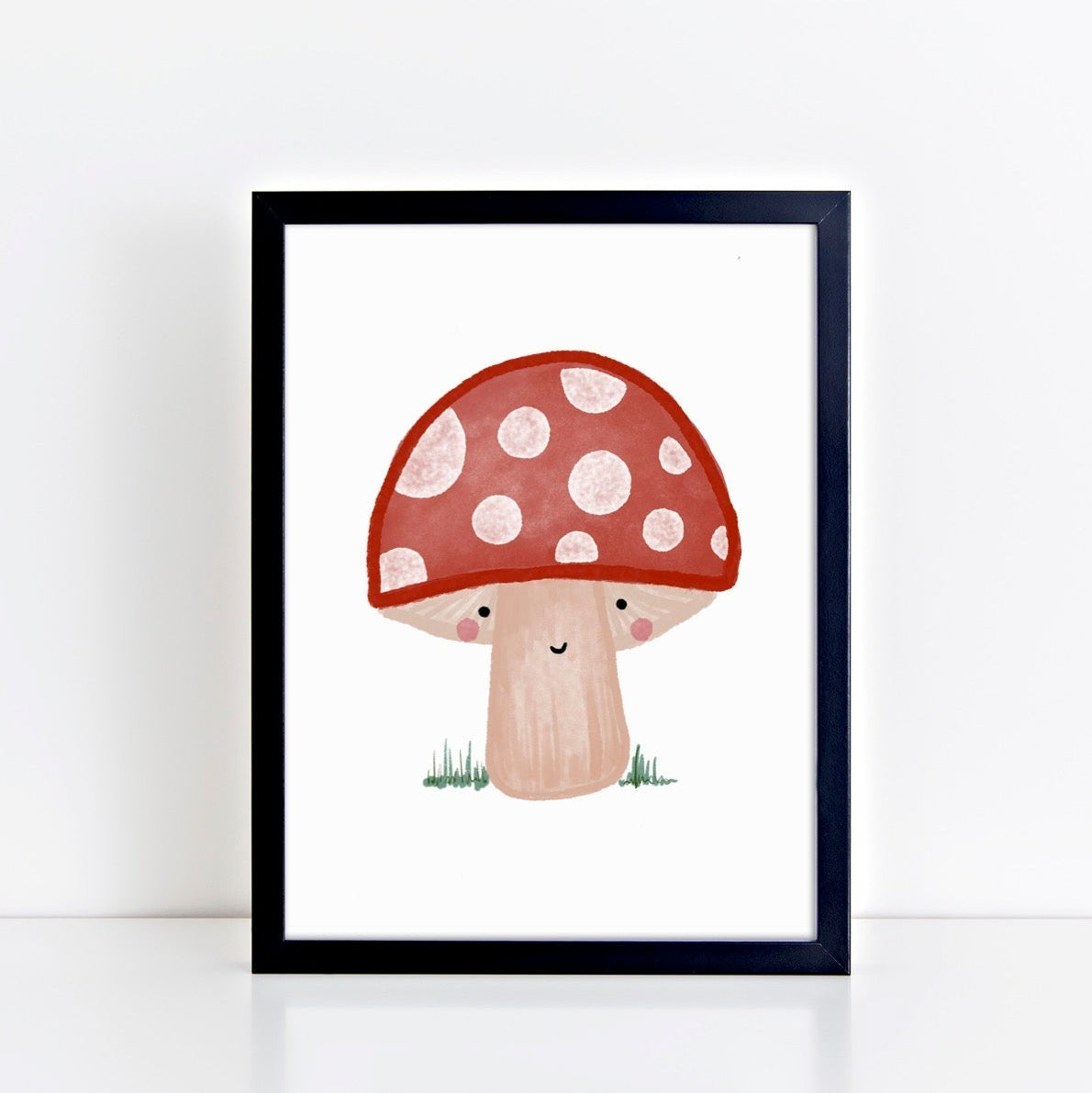 The Little Jones Happy Toadstool Print