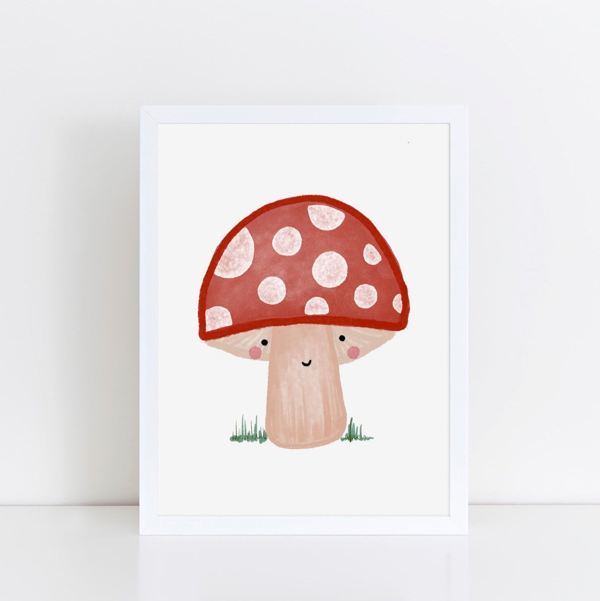 The Little Jones Happy Toadstool Print