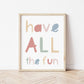 The Little Jones Have All The Fun Print