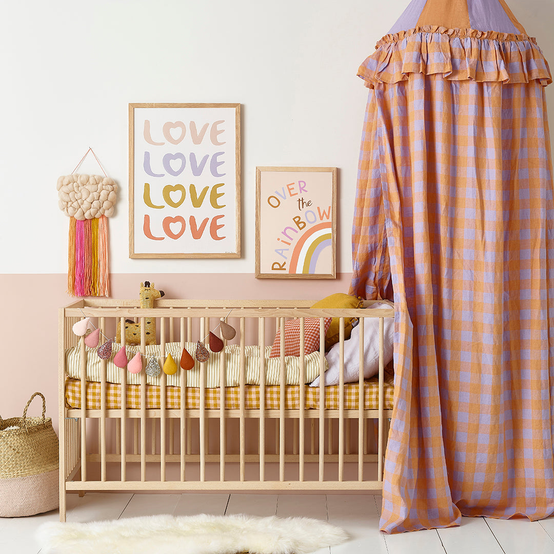 LOVE Kids Art Print by Hibou Home