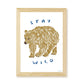 Stay Wild Kids Art Print by Hibou Home