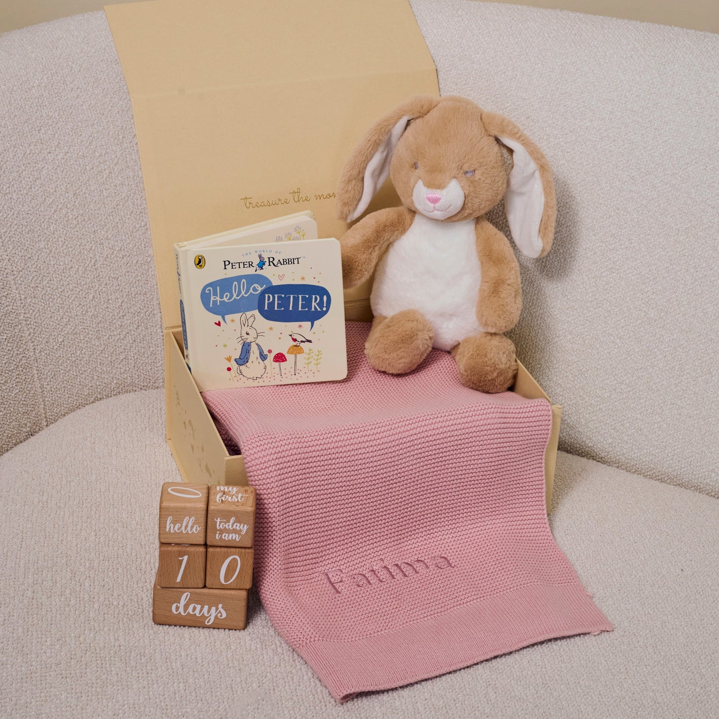 Hop & Learn Personalised Baby Gift Set by The Baby Gifting Co.