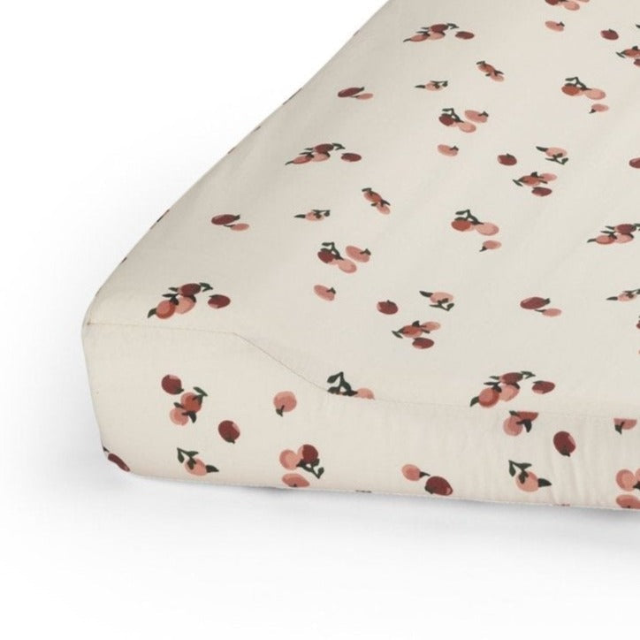 Avery Row Baby Changing Cushion Cover - Peaches