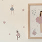 Ballerina Fabric Wall Stickers by The Little Jones