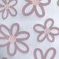 Dusky Pink Outline Daisy Fabric Wall Stickers by The Little Jones