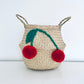 Bellybambino Cherry Seagrass Basket - Large