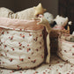 Avery Row Large Quilted Storage Basket - Peaches