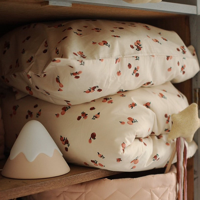 Avery Row Organic Cotton Bedding Set - Peaches (2 Sizes Available)