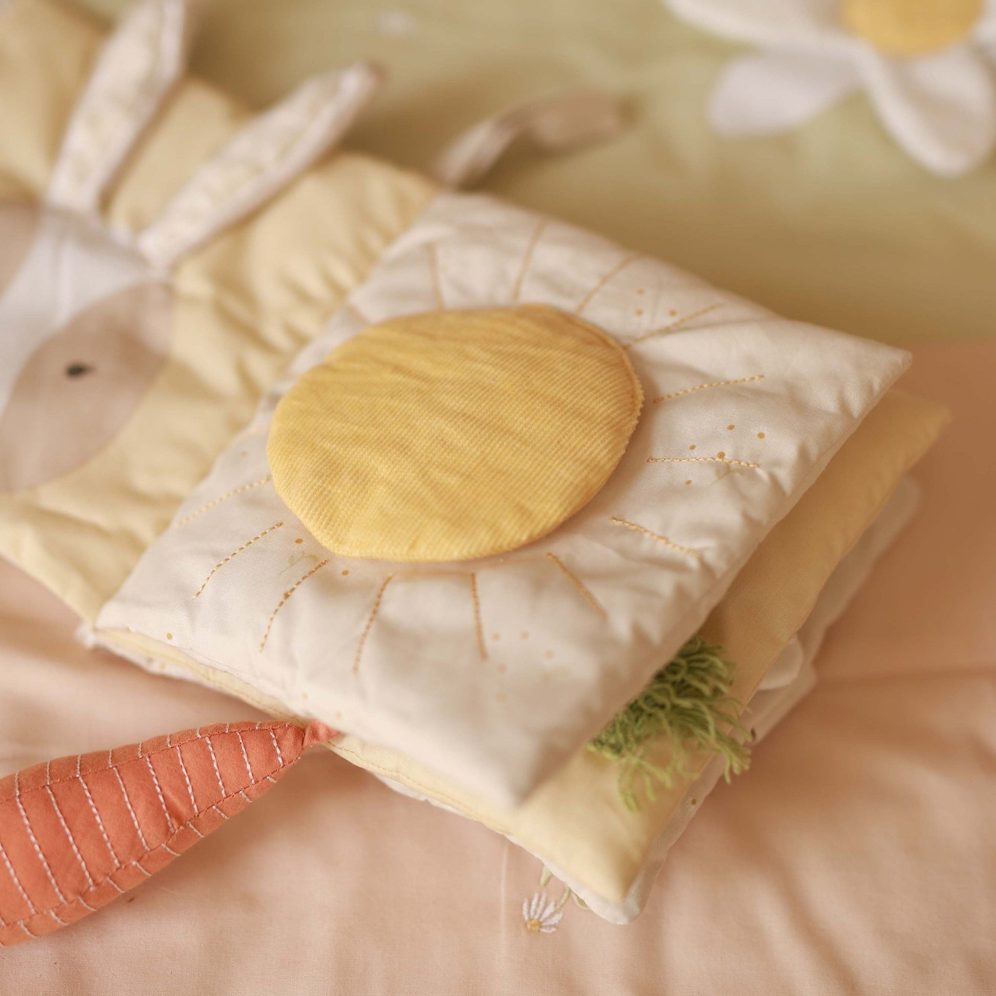 Avery Row Fabric Baby Book - Bunny Tales