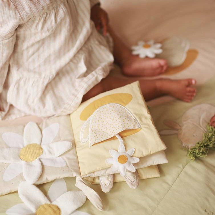 Avery Row Fabric Baby Book - Bunny Tales