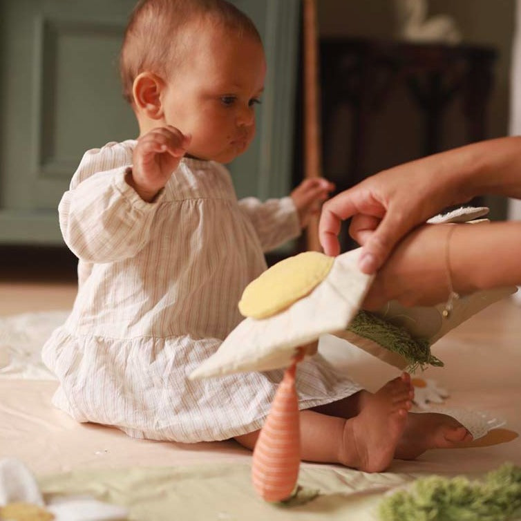 Avery Row Fabric Baby Book - Bunny Tales