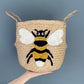 Bellybambino Bumble Bee Seagrass Basket - Medium