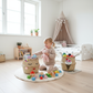 Bellybambino Ice Cream Seagrass Basket - Extra Large